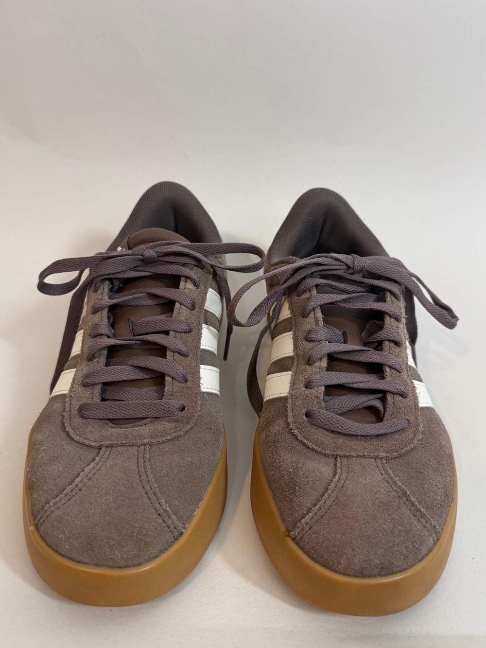 adidas Women's VL Court 3.0 Sneaker in Brown Overflow